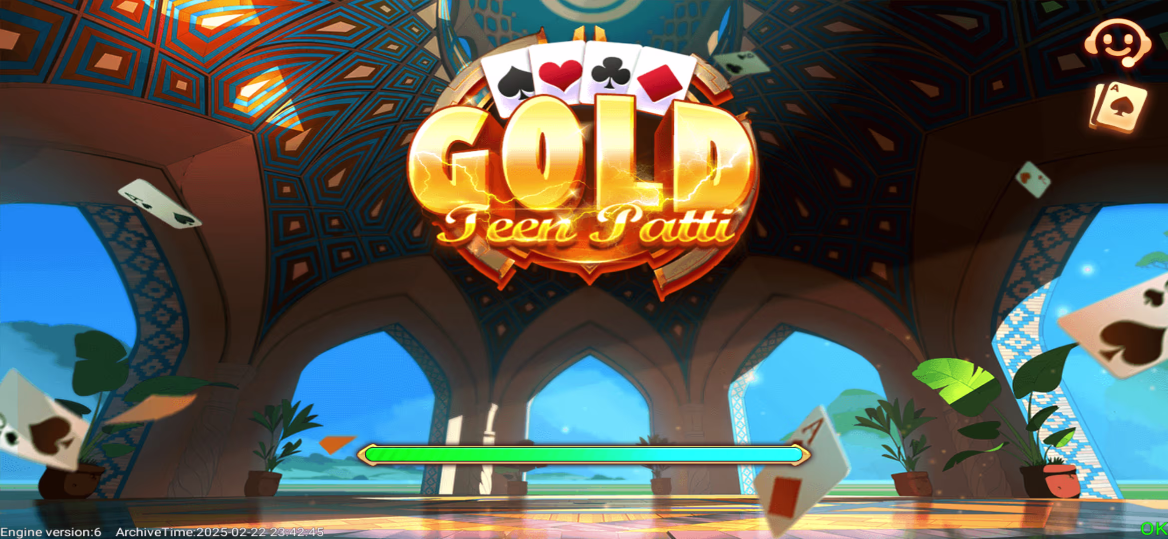 Teen Patti Gold app ready for login and sign up on Android